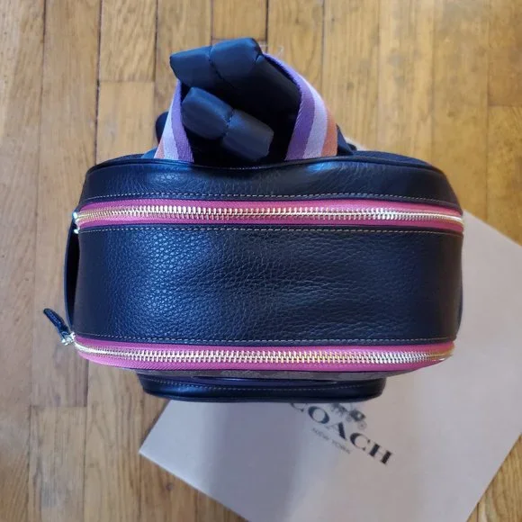 Coach Court Backpack - Blocked Signature Canvas With  display picture 3